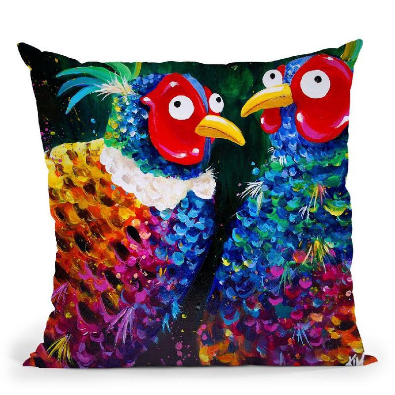 Exchanging Pheasantriess Throw Pillow By Kim Haskins
