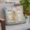 Felix & Oscar Throw Pillow By Kim Haskins