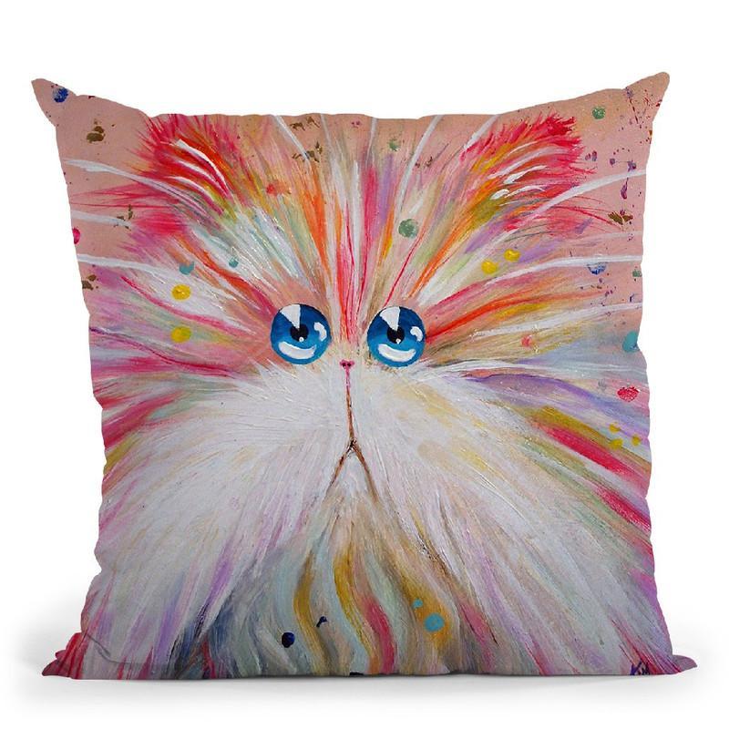 Fruity Clafoutis Throw Pillow By Kim Haskins