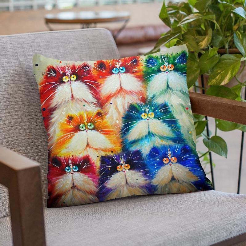 Furiety Throw Pillow By Kim Haskins