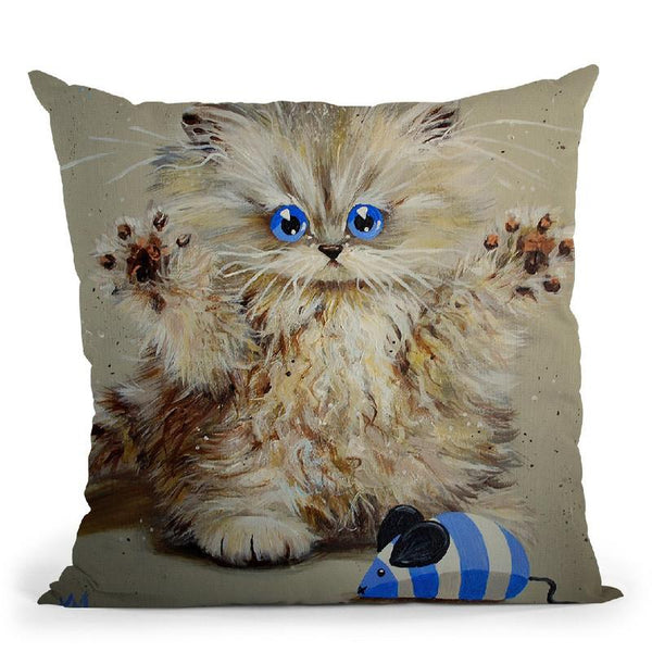 Godzilla 1 Throw Pillow By Kim Haskins
