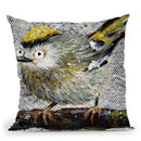Goldcrest Throw Pillow By Kim Haskins