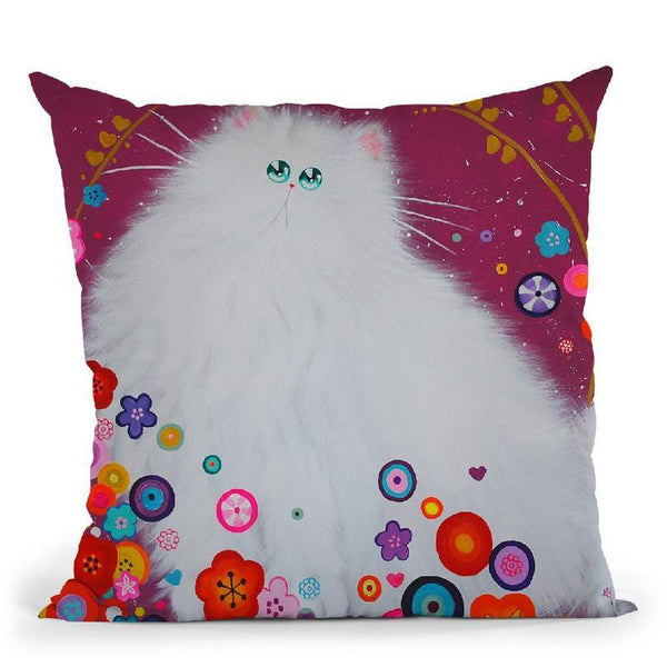 Janis Throw Pillow By Kim Haskins