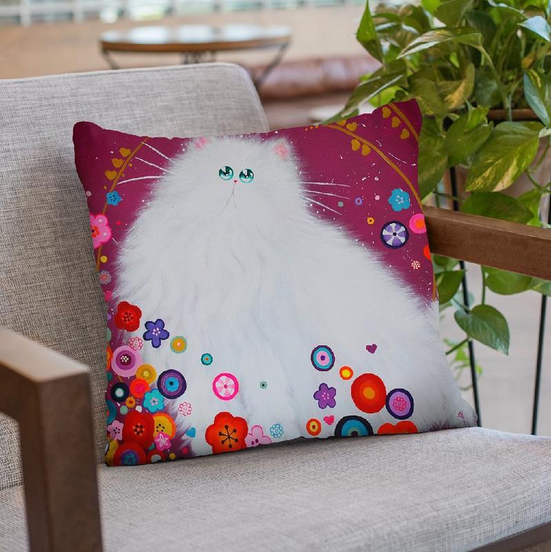 Janis Throw Pillow By Kim Haskins