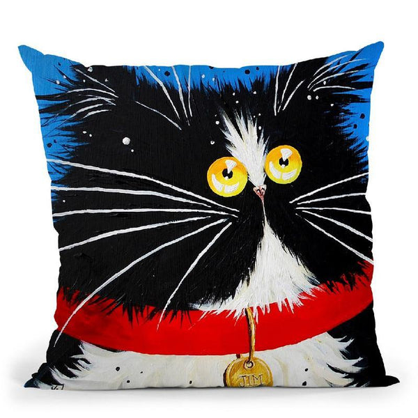 Jim Throw Pillow By Kim Haskins