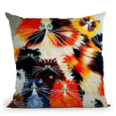 Kitty Litter Throw Pillow By Kim Haskins