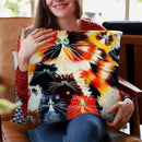 Kitty Litter Throw Pillow By Kim Haskins