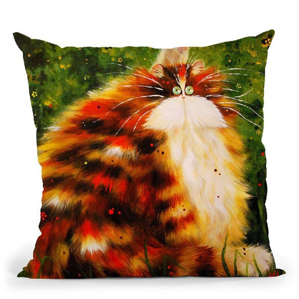 Latoilette Throw Pillow By Kim Haskins