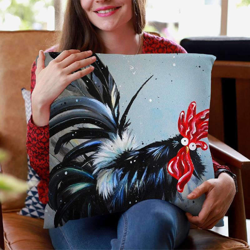 Lemmy Throw Pillow By Kim Haskins