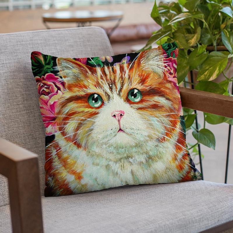 Marmalade Throw Pillow By Kim Haskins
