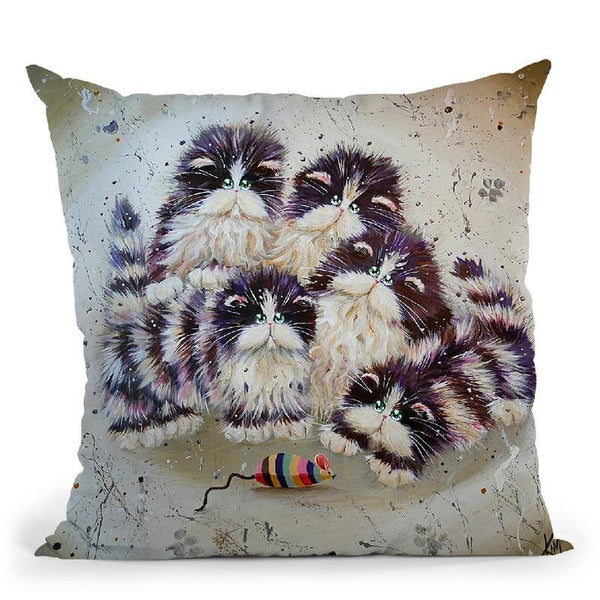 Mouse Throw Pillow By Kim Haskins