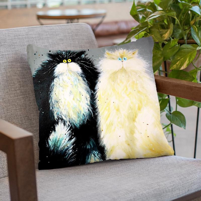 Mr And Mrs Throw Pillow By Kim Haskins