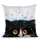 Oumia Peeking Throw Pillow By Kim Haskins