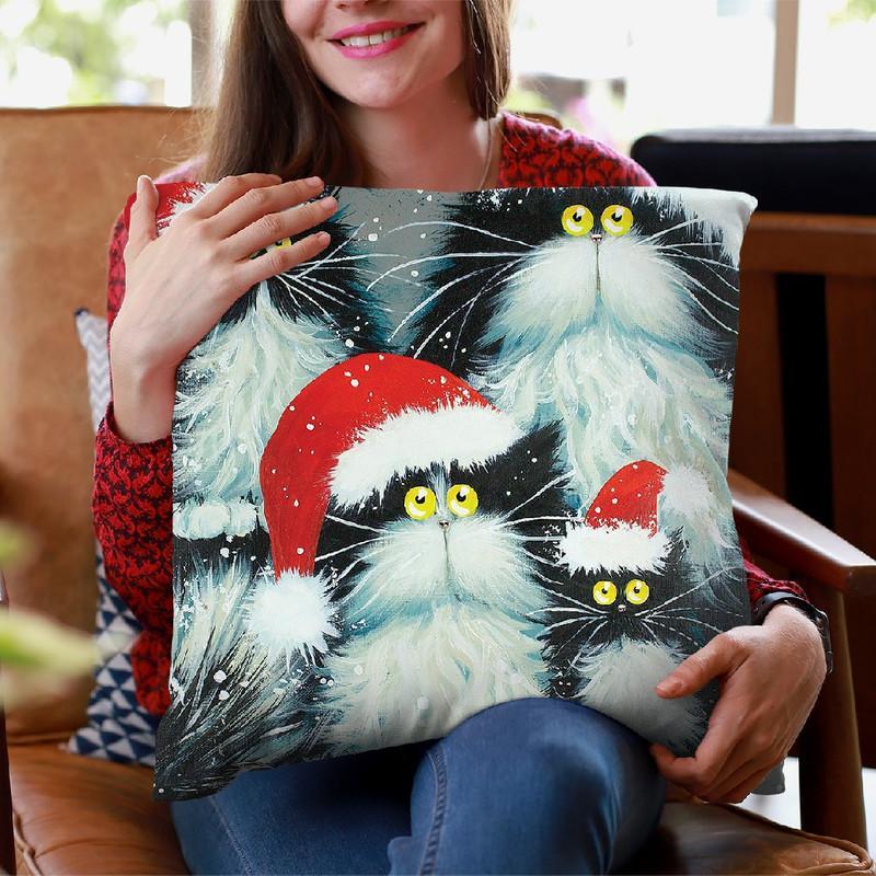 Perfect Christmas Throw Pillow By Kim Haskins