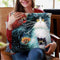 Purrenting Throw Pillow By Kim Haskins