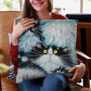 Family Of Fur Throw Pillow By Kim Haskins