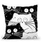 Flash Mogs Throw Pillow By Kim Haskins