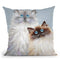 Sully And Bucky Throw Pillow By Kim Haskins
