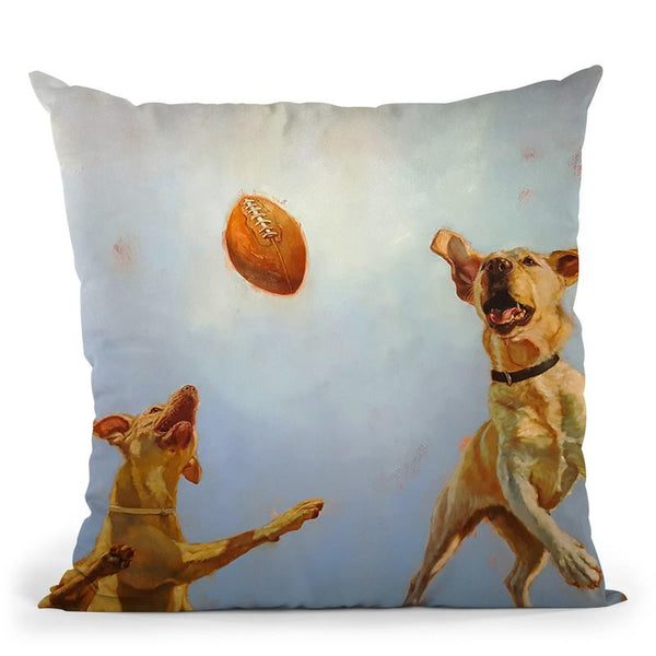 Game Point Throw Pillow By Lucia Heffernan