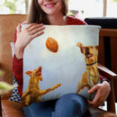 Game Point Throw Pillow By Lucia Heffernan