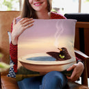 Executive Soak Throw Pillow By Lucia Heffernan