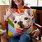 Rainbow Party Throw Pillow By Lucia Heffernan