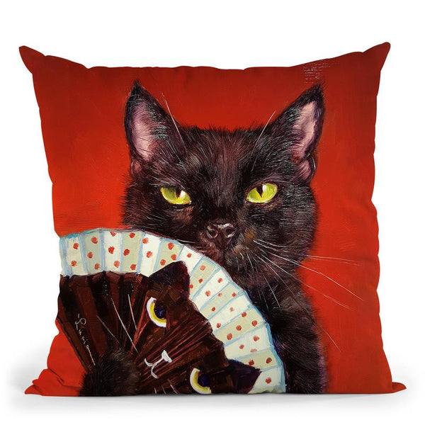 Double Trouble Throw Pillow By Lucia Heffernan