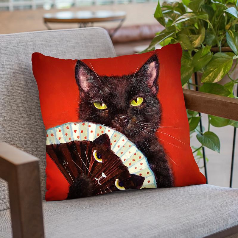 Double Trouble Throw Pillow By Lucia Heffernan