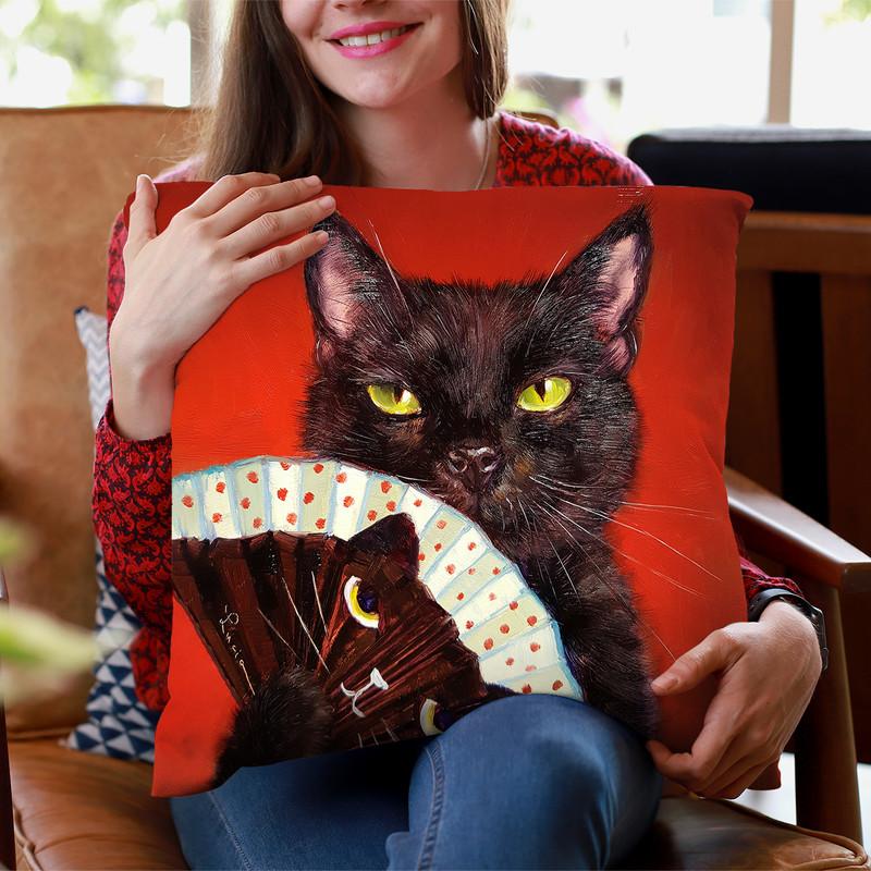 Double Trouble Throw Pillow By Lucia Heffernan