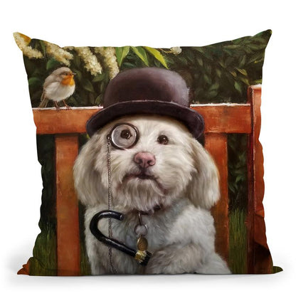 Alfie Throw Pillow By Lucia Heffernan