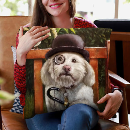 Alfie Throw Pillow By Lucia Heffernan