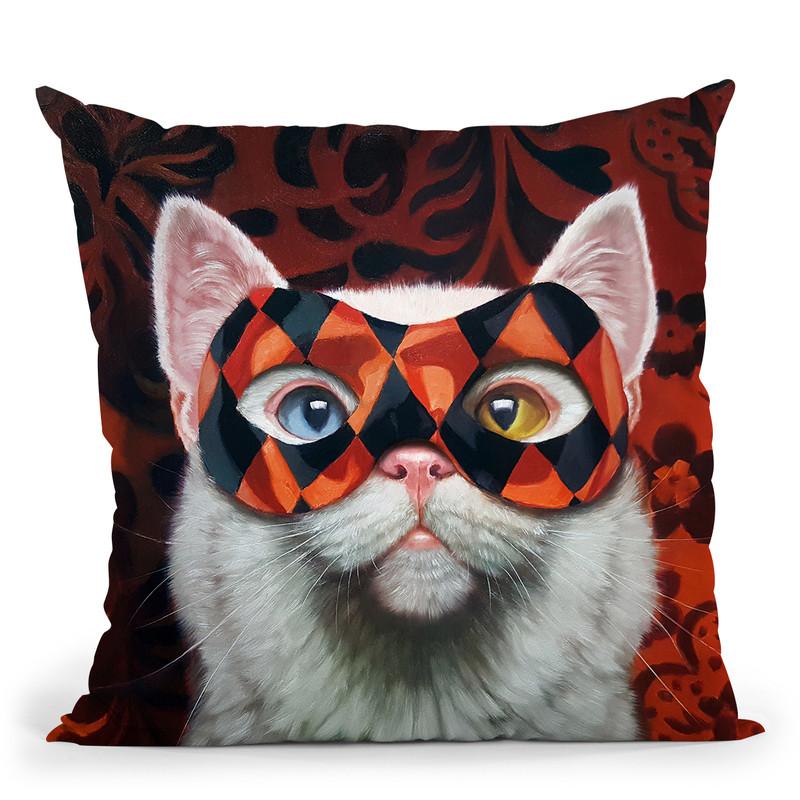 Enigma Throw Pillow By Lucia Heffernan