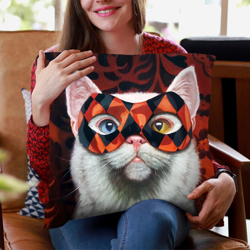 Enigma Throw Pillow By Lucia Heffernan