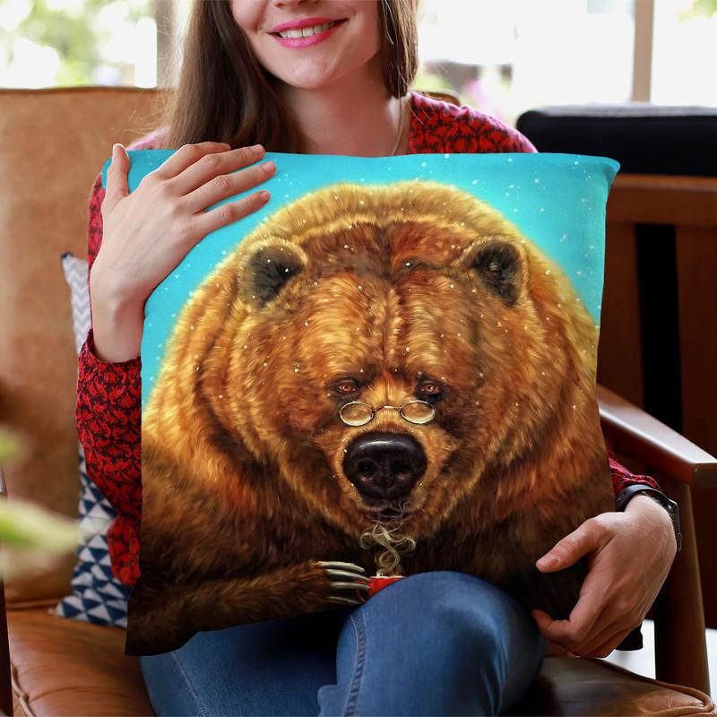 Civilized Throw Pillow By Lucia Heffernan