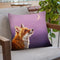 Talking To The Moon Throw Pillow By Lucia Heffernan