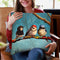 Birdz In Da Hood Throw Pillow By Lucia Heffernan