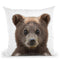 Baby Bear Throw Pillow By Little Pitti