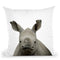 Baby Rhino Lp Throw Pillow By Little Pitti