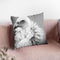 Vulture Bw Throw Pillow By Little Pitti