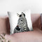 Zebra Bw Throw Pillow By Little Pitti
