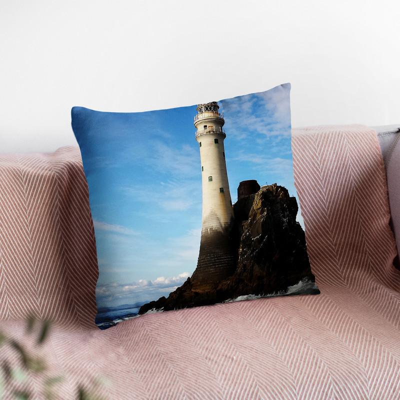 Lighthouse Throw Pillow By Little Pitti