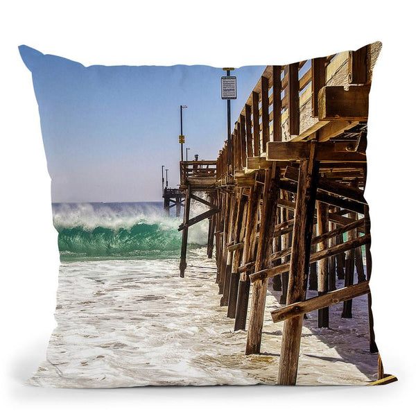 Pier Throw Pillow By Little Pitti