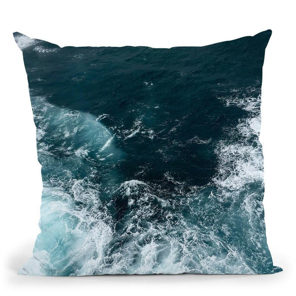 Wave1 Throw Pillow By Little Pitti