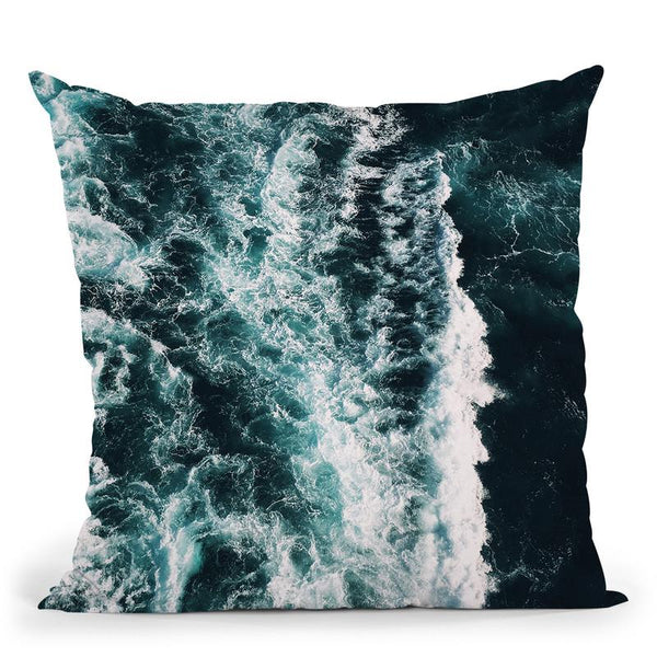 Wave2 Throw Pillow By Little Pitti
