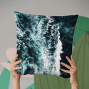 Wave 2 Throw Pillow By Little Pitti