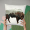 Buffalo Throw Pillow By Little Pitti