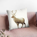 Deer Lp Throw Pillow By Little Pitti