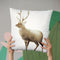 Deer Lp Throw Pillow By Little Pitti