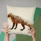 Fox Lp Throw Pillow By Little Pitti
