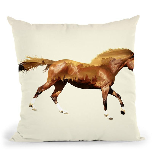 Horse Throw Pillow By Little Pitti